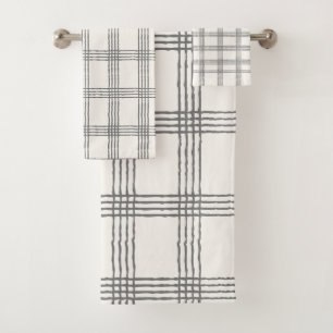 Rustique géométrique moderne minimaliste Plaid