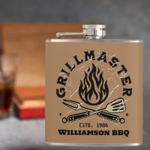 Rustique GRILLMASTER personnalisé Flacon enveloppé