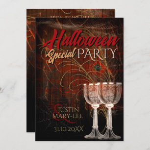 Rustique Halloween Vintage Charm Party Invitation