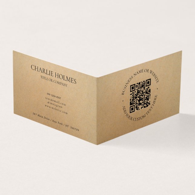 Rustique Kraft Moderne Design Professionnel (Outside)