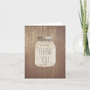 Rustique Mason Jar Merci