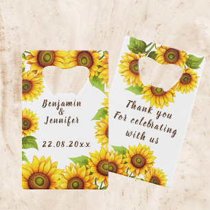 Rustique minimaliste élégant mariage de tournesol
