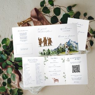 Rustique Mountain Blue & Gold Programme de maria