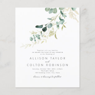 Rustique sauge budget vert tout en un mariage