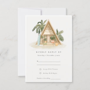 Rustique Tropical Palm Beach Shack Wedding Rsvp