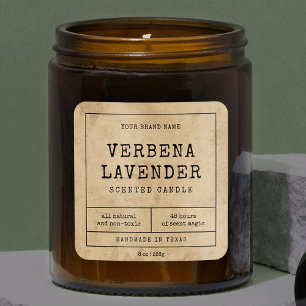 Rustique Vintage Apothecary Style Étiquette