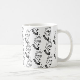 Ruth Bader Ginsburg répétant la tasse de Ruth