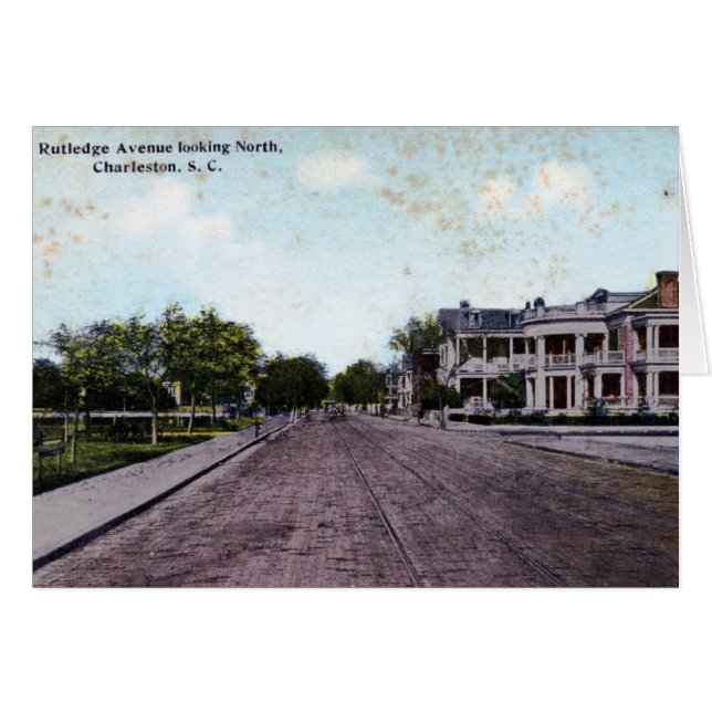 Rutledge Ave, Charleston SC Vintage (Devant horizontal)