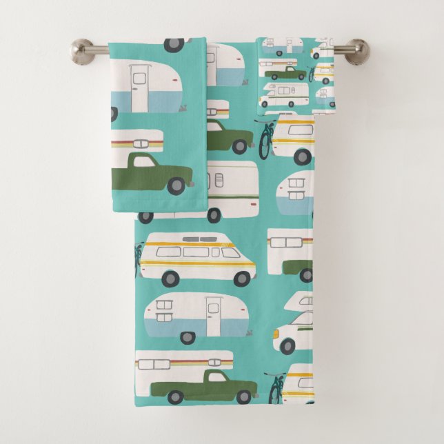 RV Campervan vanlife Motorhome Trailer PERSONNALIS (En situation)