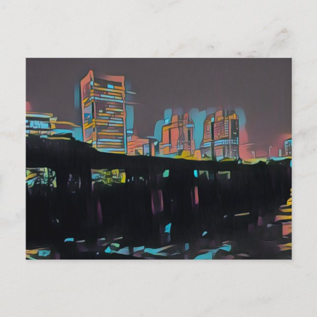 RVA Dans La Carte Postale De Nuit (Devant)