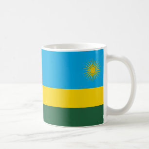 Rwanda Drapeau en céramique café Mug