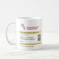 RX Prescription Chocolat Chaud Mug