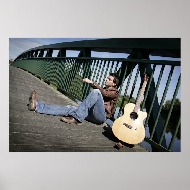 Ryan Kelly Music - Poster - Guitare (Devant)