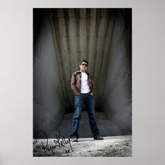 Ryan Kelly Music - Poster "signé" - Entrepôt