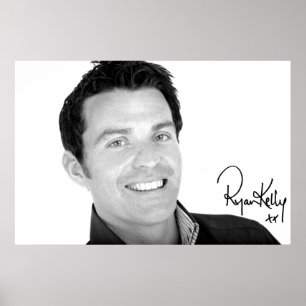 Ryan Kelly Music - Poster "Signé" - Haut de la pag