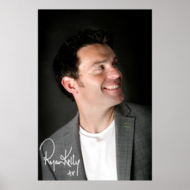 Ryan Kelly Music - Poster - Smile Signé (Devant)