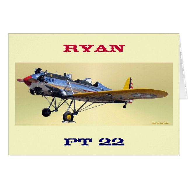 Ryan PT-22, Ryan, pinte 22 (Devant Horizontal)