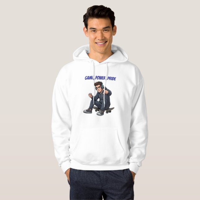 Ryder Game Power Pride Sweat à capuche – G de la m (Devant entier)
