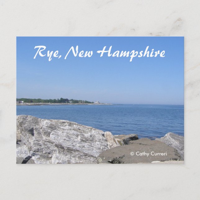 Rye, carte postale du New Hampshire (Devant)
