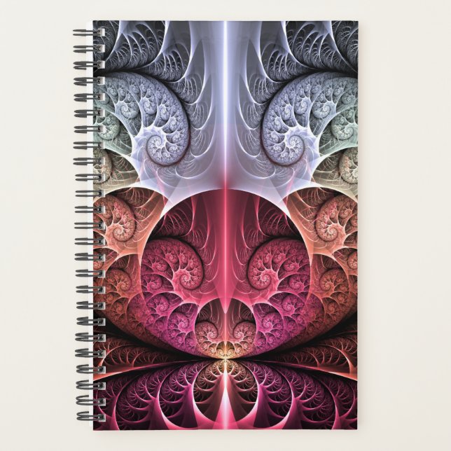 Rythme cardiaque, art fractal de fantaisie surréal (Devant)