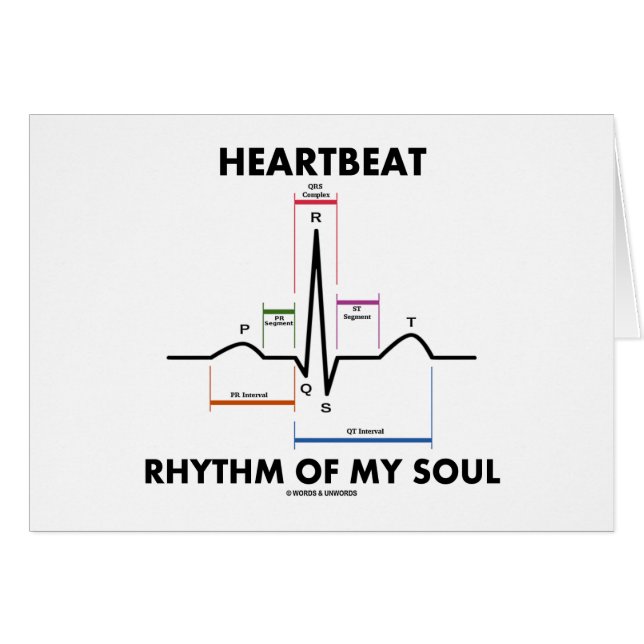 Rythme de battement de coeur de mon âme (ECG/EKG) (Devant horizontal)