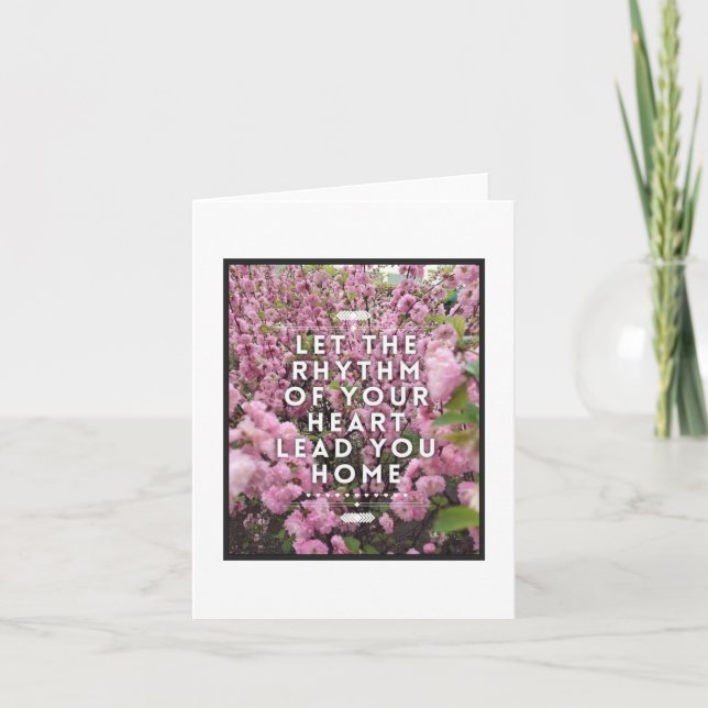 Rythme de votre carte de note cardiaque - Blanc à  (Devant)