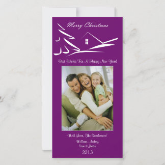 S3 Simple Carte photo de beauté Plumb Xmas