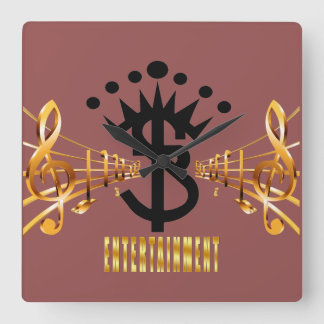 S.B. Oto-rhino.   Horloge murale carrée