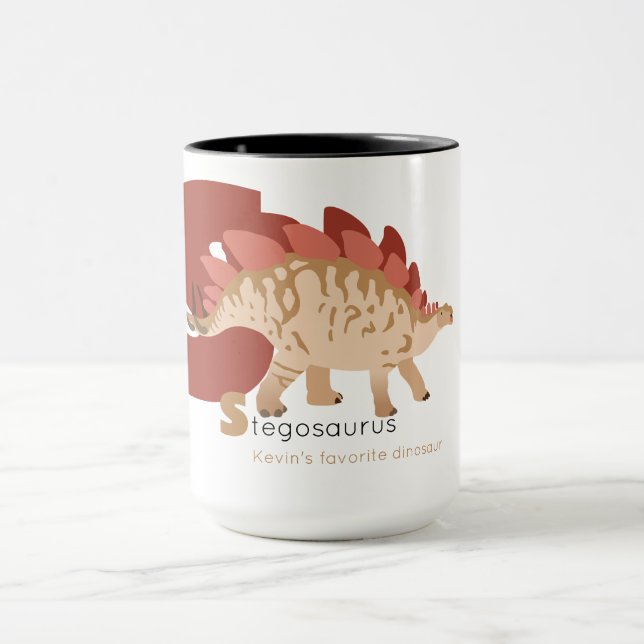 S comme Stegosaurus Mug (Centre)