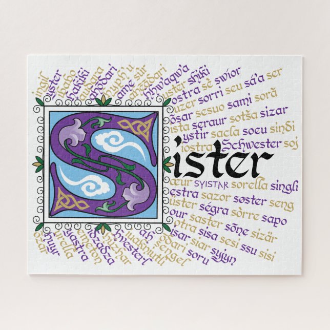 S est pour Sister Puzzle (Horizontal)