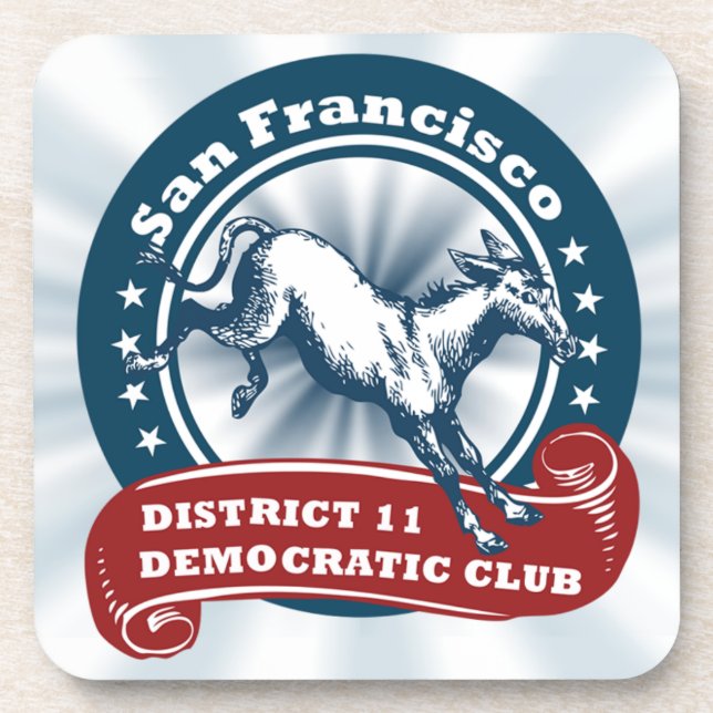 S.F. Dessous de verre Democratic de club du (Devant)
