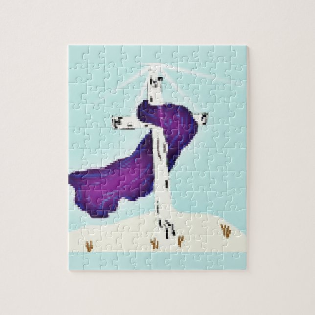 S.G. Draped Cross Jigsaw Puzzle (Vertical)