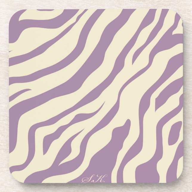 S.K. : Zebra Fever Cork Dessous de verre (Devant)