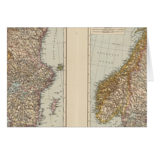 S Scandinavie, Norvège, Suède (Devant horizontal)