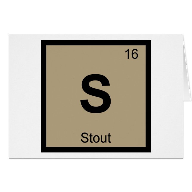 S - Symbole du tableau périodique de la chimie de  (Devant horizontal)