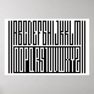 SA.0294 - Poster Alphabeth Extra Grand