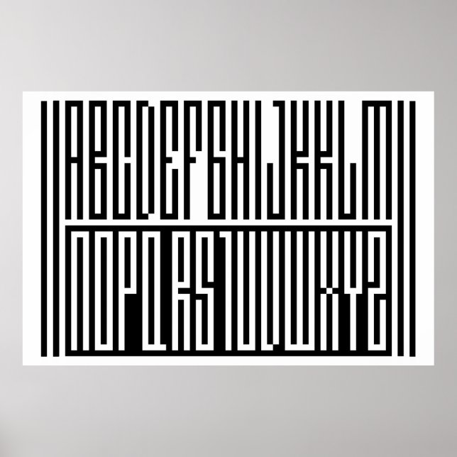 SA.0294 - Poster Alphabeth Extra Grand (Devant)