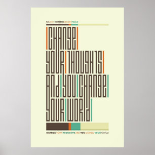 SA.0294 - Poster de typographie des citations de N