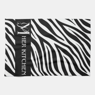 Sa Cuisine Zebra imprimé Serviette
