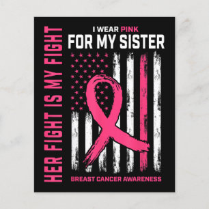 Sa Lutte Est Ma Lutte Je Porte Pink Sister Breast