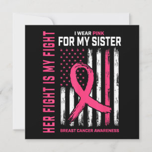 Sa Lutte Est Ma Lutte Je Porte Pink Sister Breast 