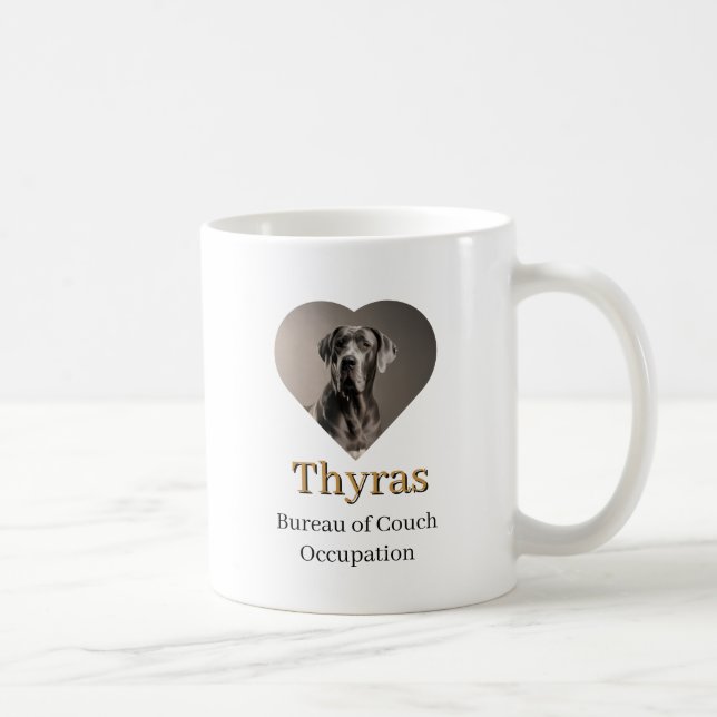 Sa Majesté Canine Tasse Dogue Allemand (Droite)