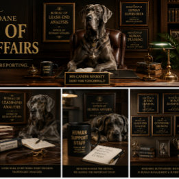 Sa Majesté Canine Tasse Dogue Allemand