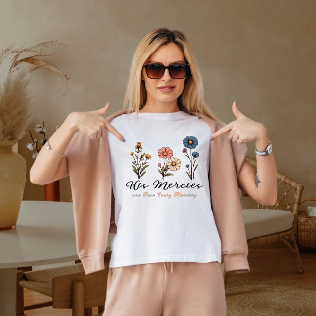 Sa miséricorde est nouvelle chaque matin T-Shirt (Créateur téléchargé)