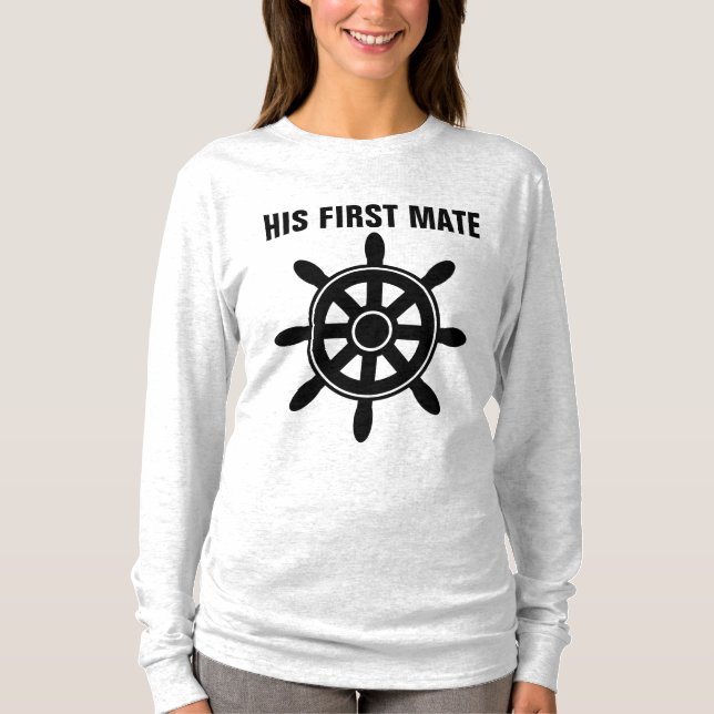 SA PREMIÈRE MATE, T-shirts MARIAGES BRIDE (Devant)