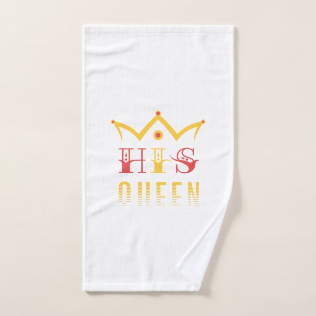 Sa Reine (Serviette à main)