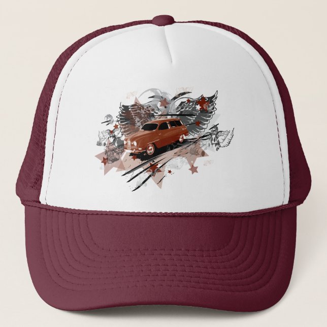 Saab 95 va au casquette de ciel (Devant)