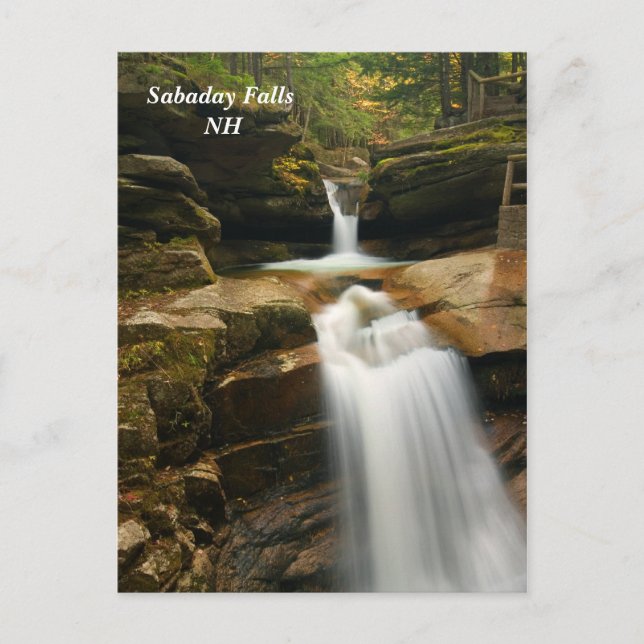 Sabaday Falls, NH Carte postale (Devant)