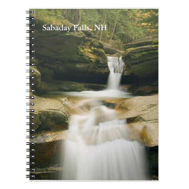 Sabaday Falls, NH Spiral Carnet (Devant)