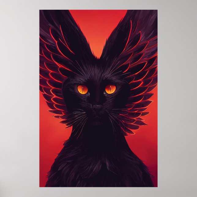 Sabbath le Sorcier - Affiche Chat noir (Devant)